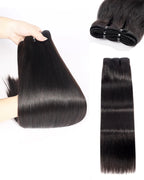 13A Raw Straight Bundles Human Hair Natural Black Hair Bundles 100% Raw Vietnamese Human Hair,Three Times the Lifespan