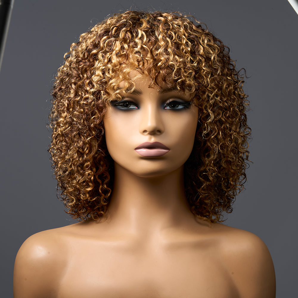 SHORT CURLY WIG 12'' 200%