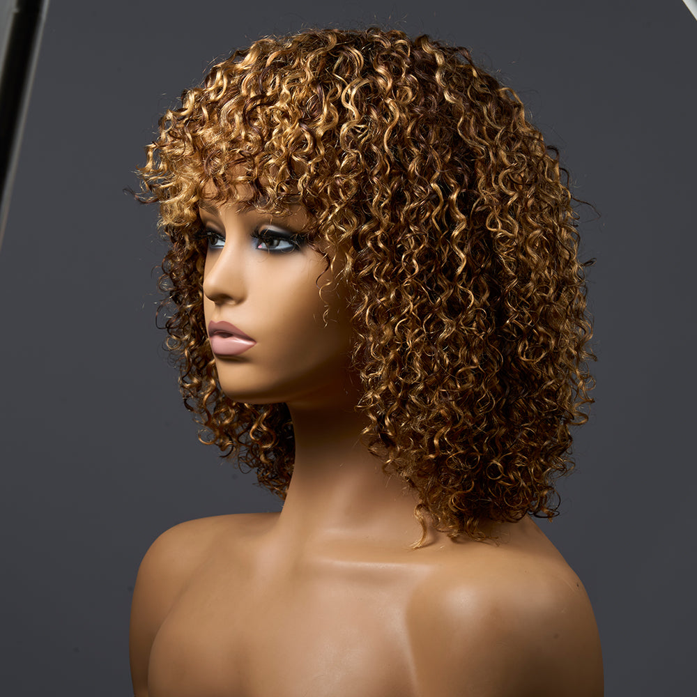 SHORT CURLY WIG 12'' 200%