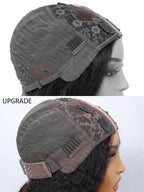 Kinky Straight U Part Human Hair Wig 12A Upgraded Glueless Full Head Clip in U Part Wigs for Women Natural Black brazilian hair