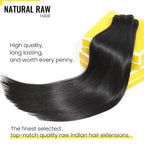 Raw Bundles Human Hair, No Tangle Shedding, Keep Texture Silky Soft after 89 Times Washes, 13A Raw Indian Bundles Triple Lifespan Chemical Free