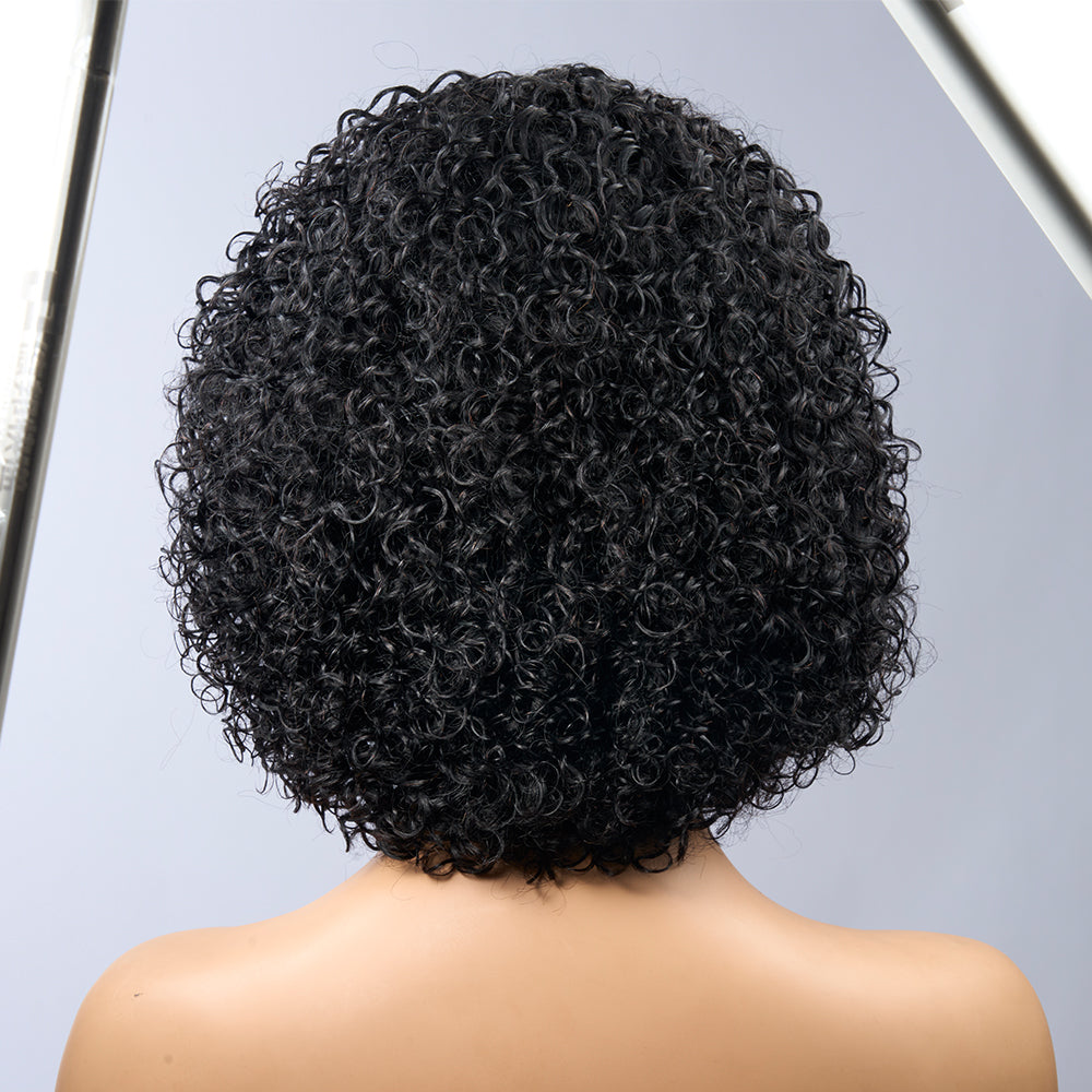 SHORT CURLY WIG 12'' 200%