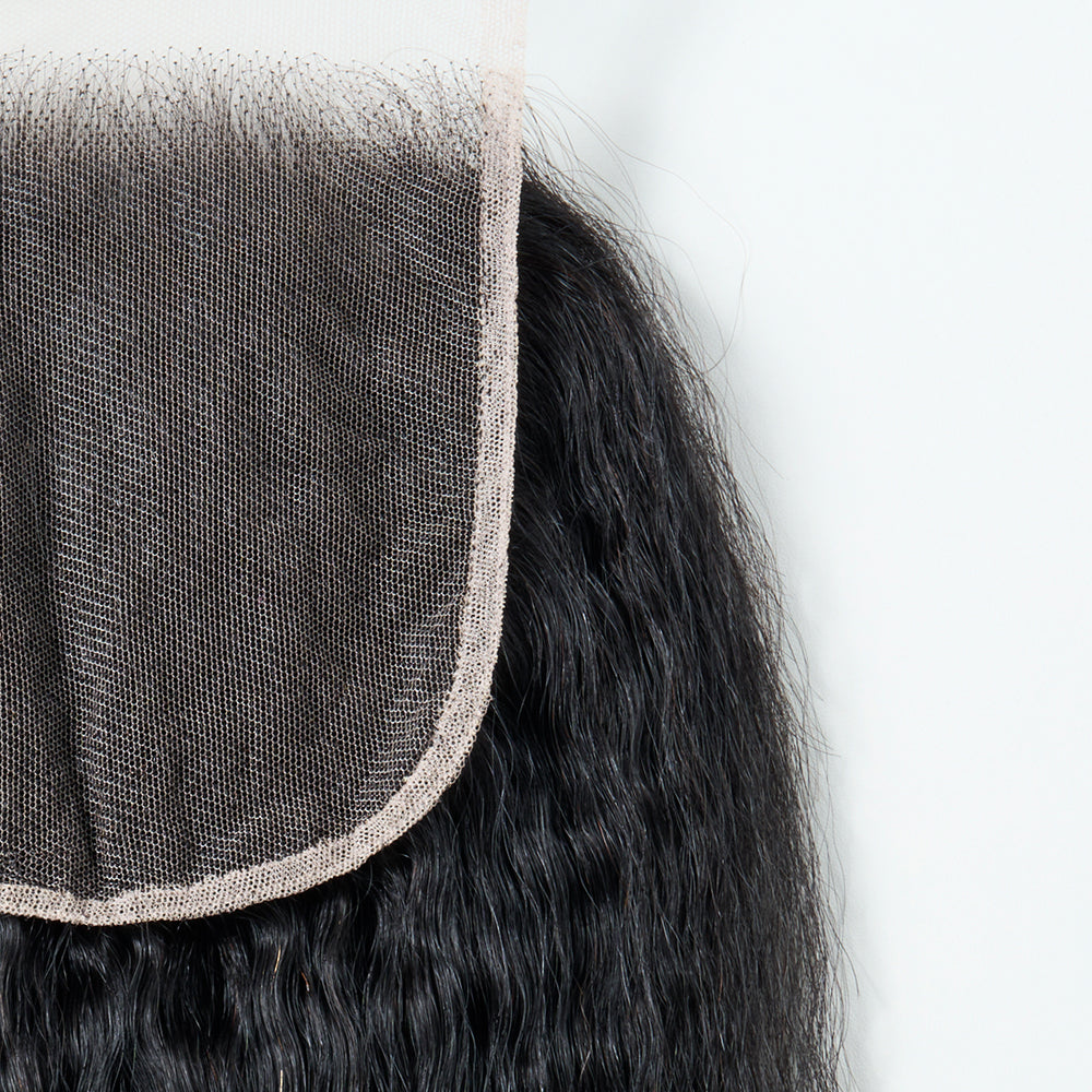 5*5 TRANSPARENT CLOSURE KINKY STRAIGHT