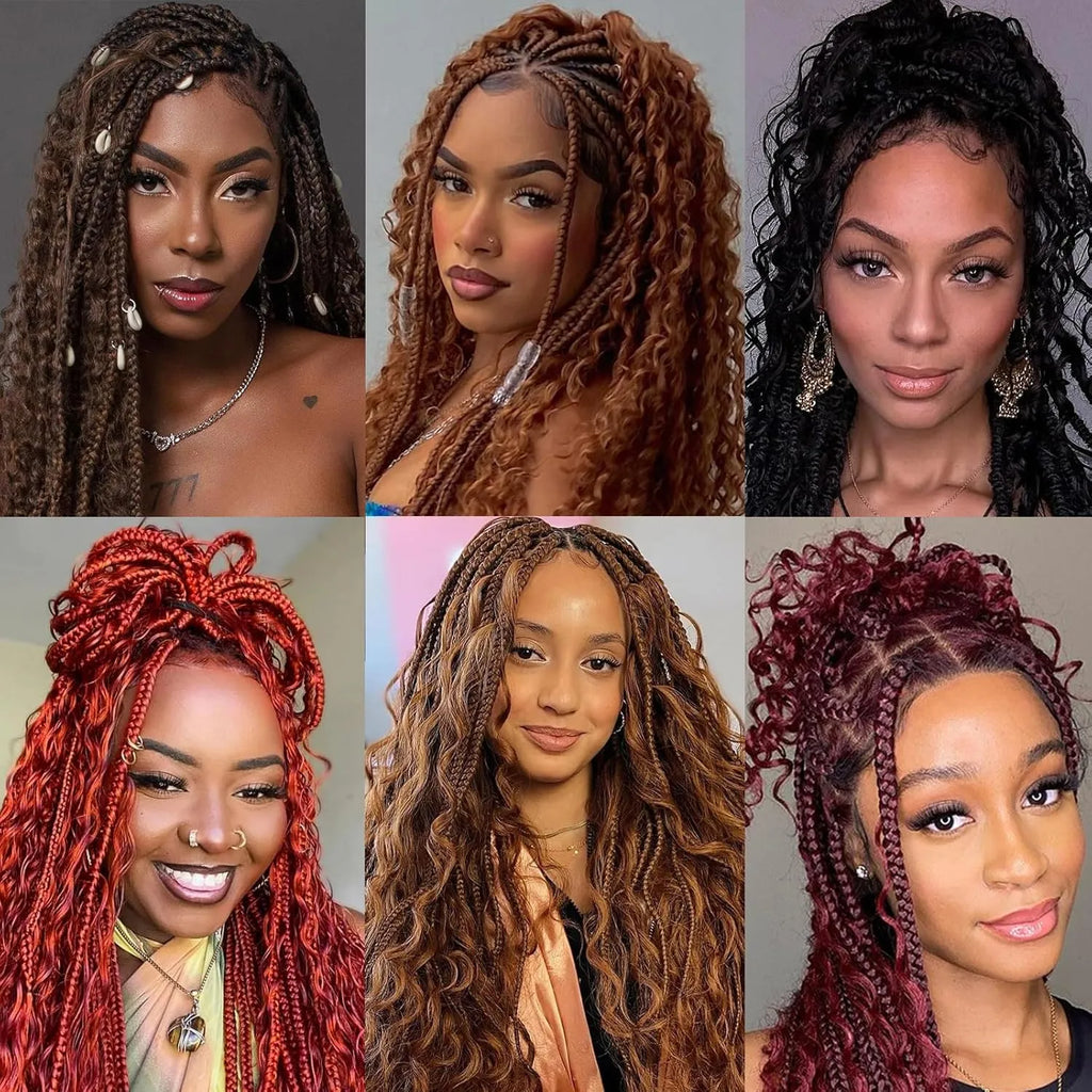 Human Braiding Hair for Boho Braids 18 Inch 100g 2 Bundles/Pack Deep Wave 12A Curly Brazilian Virgin Hair Extensions No Weft Knotless Bulk